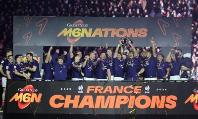 La Francia festeggia il titolo del Sei Nazioni 2025
