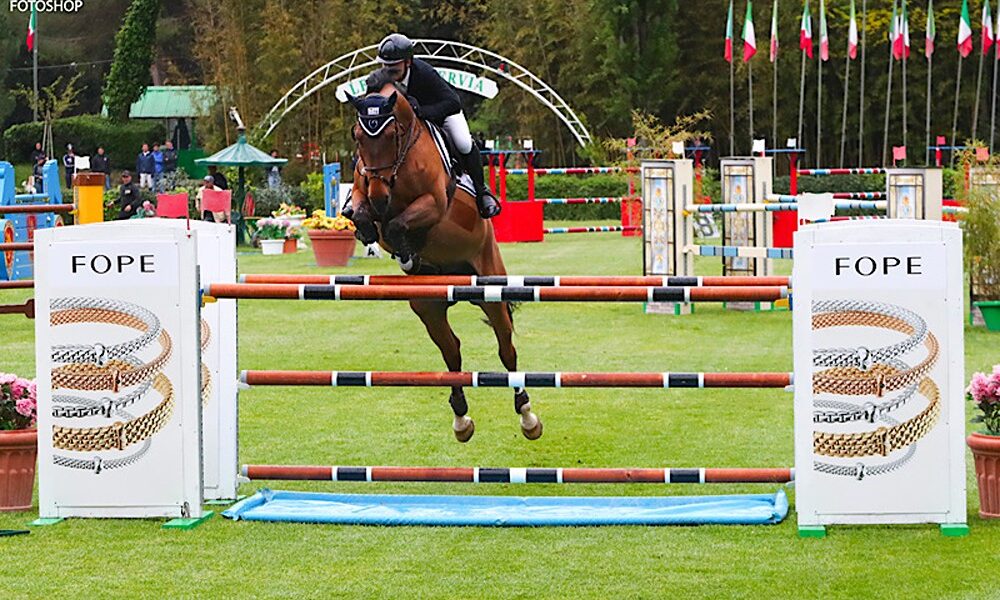 Paolo Paini in sella a Casal Dorato