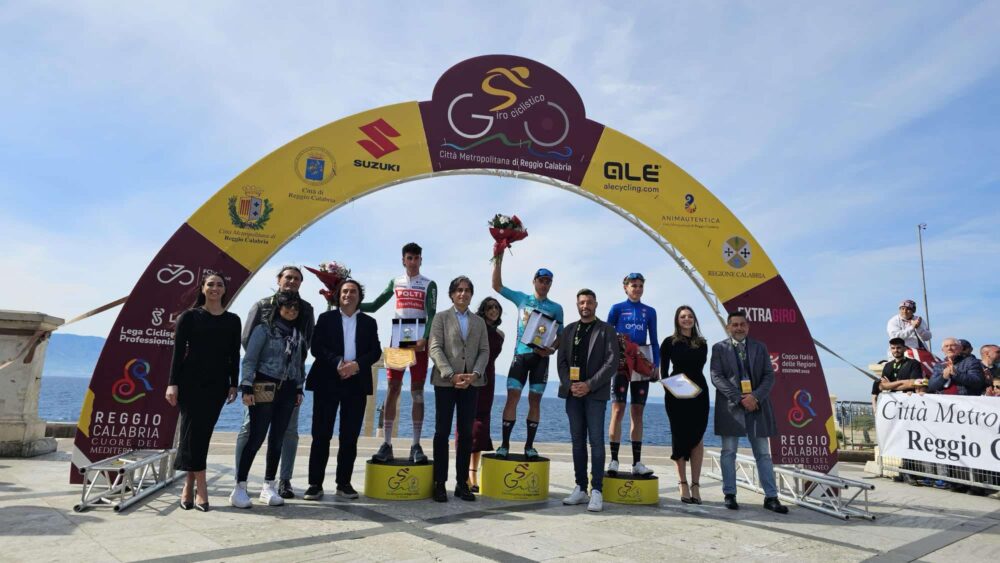 podio Giro Reggio Calabria