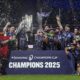 Il Bordeaux festeggia la Champions Cup 2025