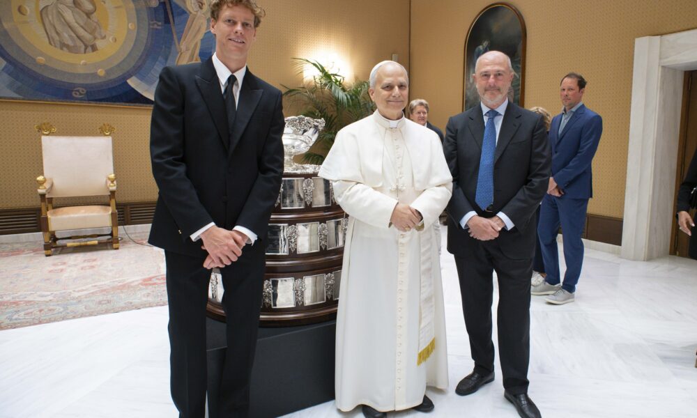 Jannik Sinner, Papa Leone XIV, Angelo Binaghi