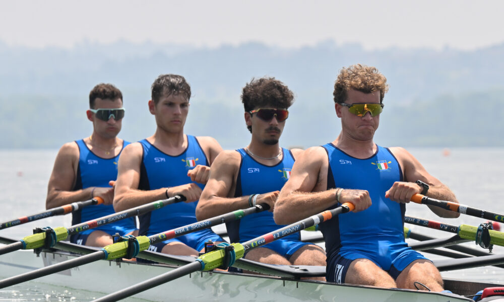 Edoardo Rocchi, Luigi Tommaso Riccelli, Josef Giorgio Marvucic ed Andrea Pazzagli (Quattro di coppia senior maschile)
