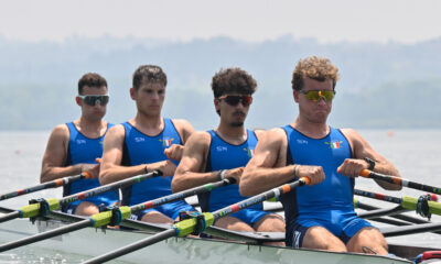 Edoardo Rocchi, Luigi Tommaso Riccelli, Josef Giorgio Marvucic ed Andrea Pazzagli (Quattro di coppia senior maschile)