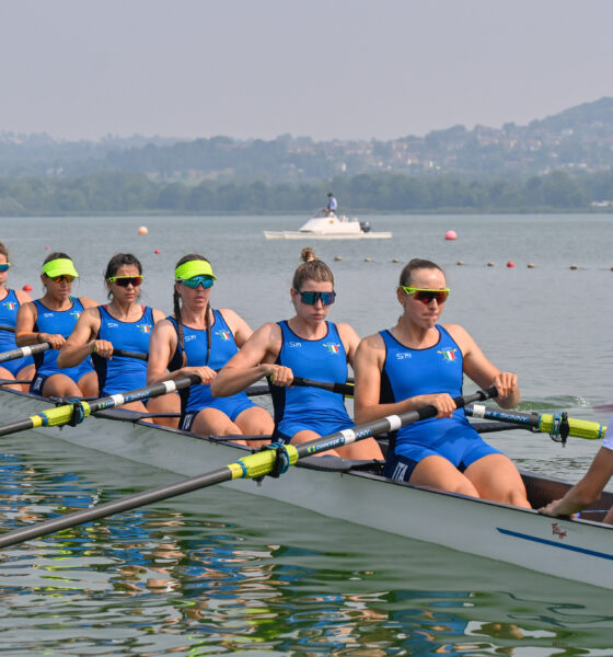 Clara Guerra, Giorgia Pelacchi, Stefania Gobbi, Elisa Mondelli, Silvia Terrazzi, Kiri English-Hawke, Laura Meriano ed Alice Codato, con Emanuele Capponi al timone (Otto senior femminile)