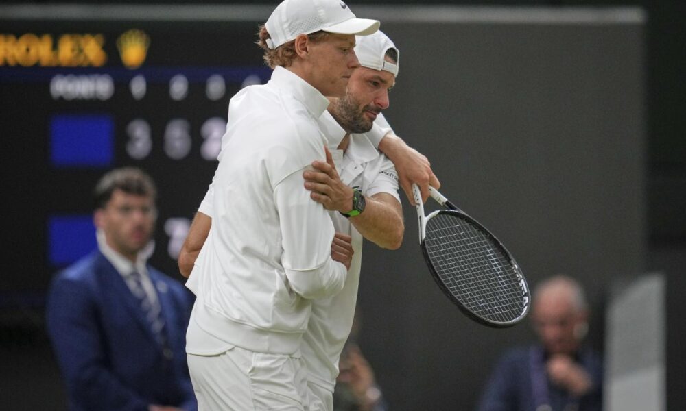 Jannik Sinner e Grigor Dimitrov