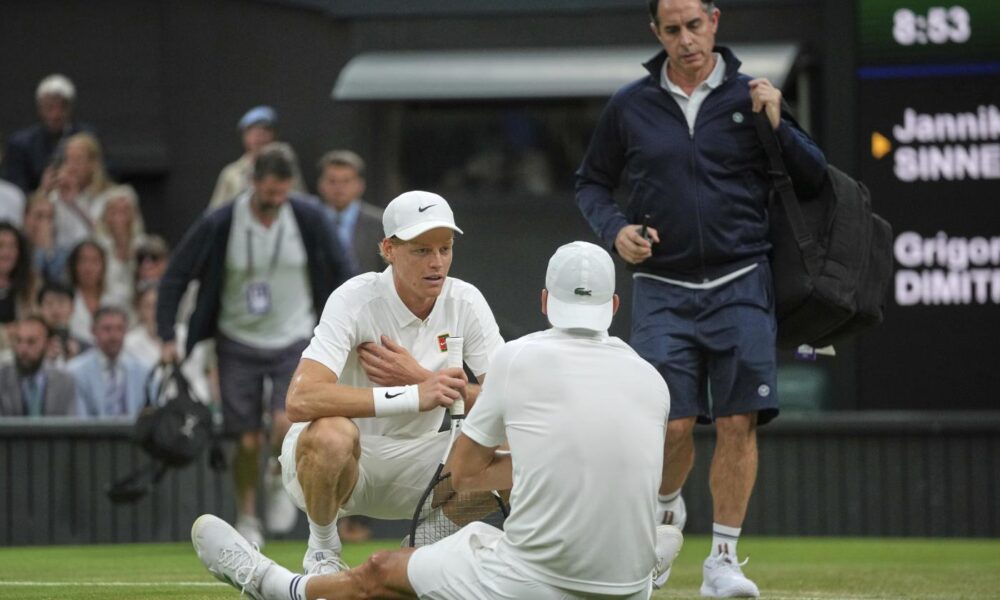 Jannik Sinner e Grigor Dimitrov