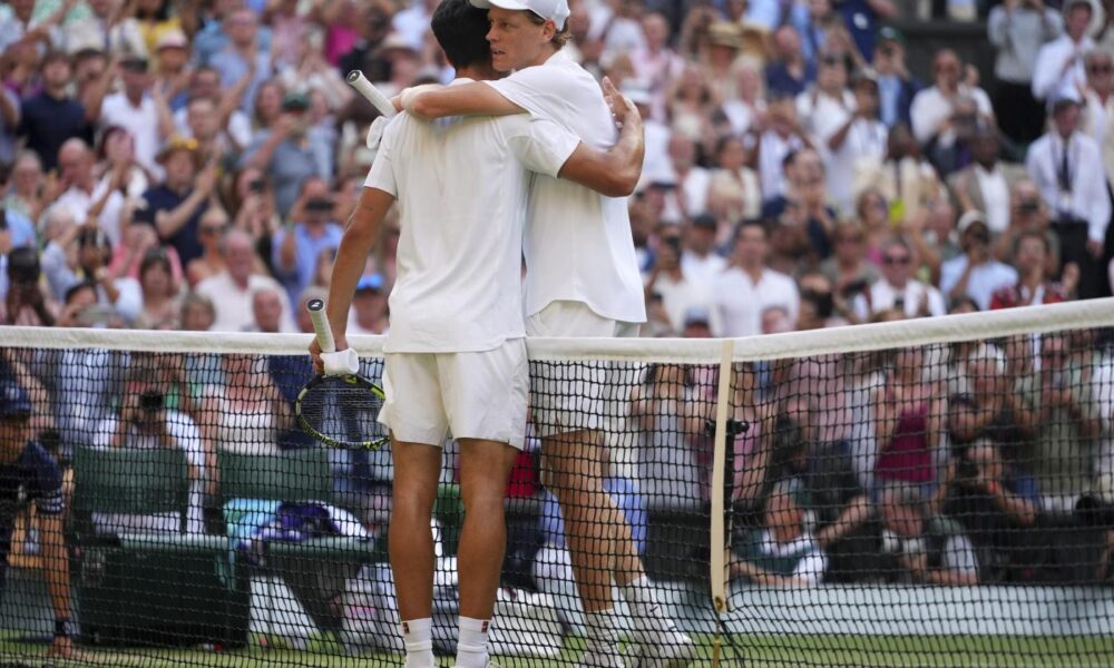 Jannik Sinner e Carlos Alcaraz