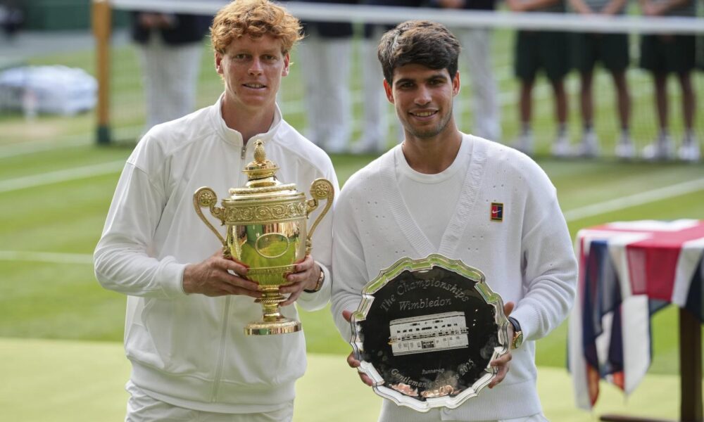 Jannik Sinner e Carlos Alcaraz