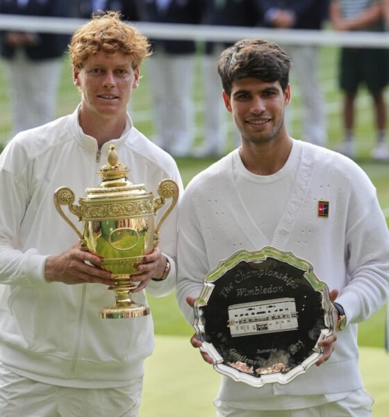 Jannik Sinner e Carlos Alcaraz