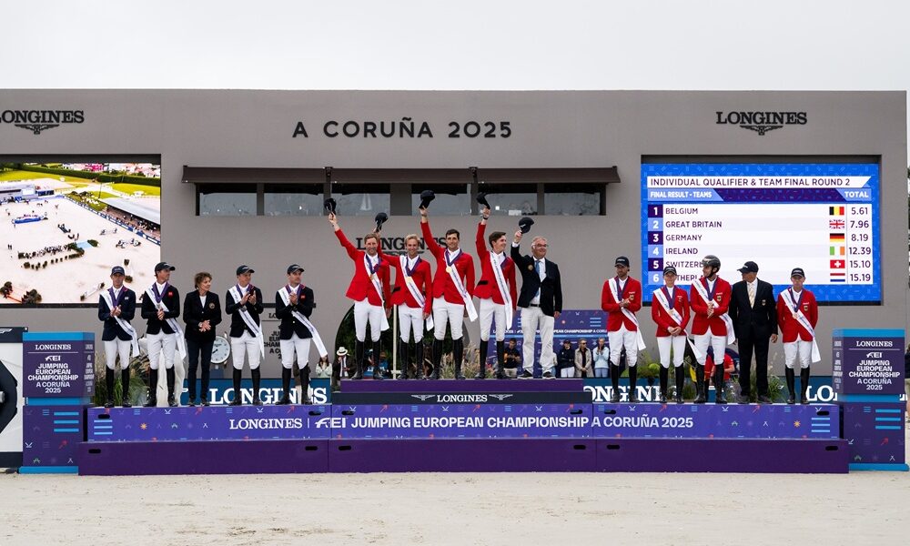 Gran Bretagna, Belgio e Germania Europei salto ostacoli