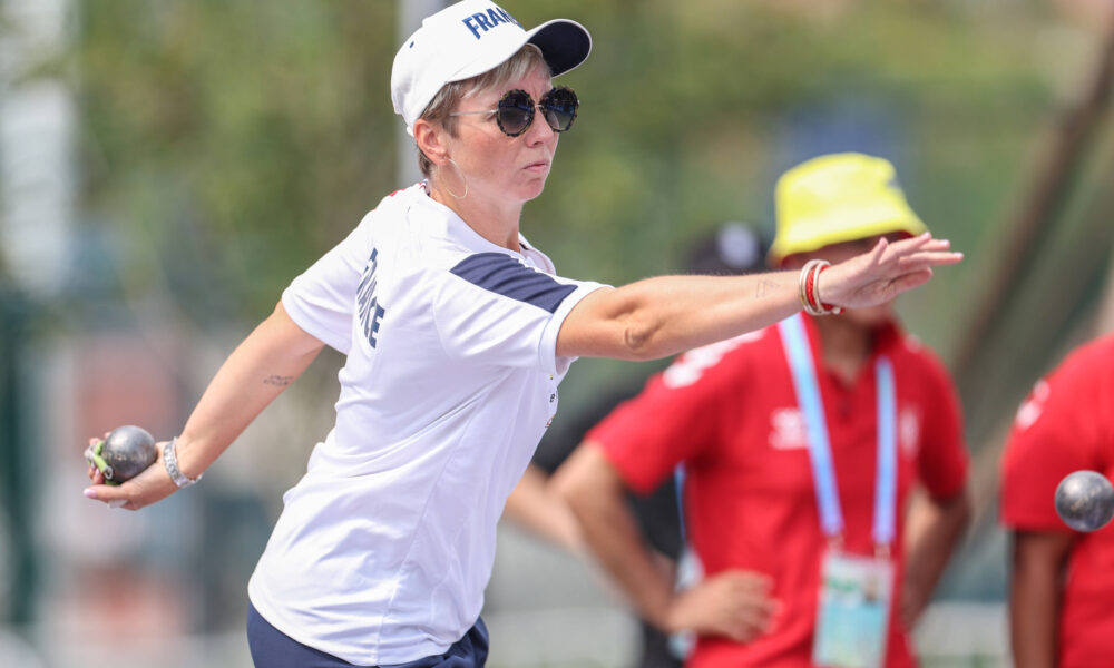 Sandrine Poinsot (Petanque bocce)