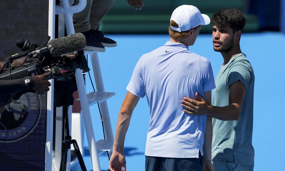 Jannik Sinner e Carlos Alcaraz