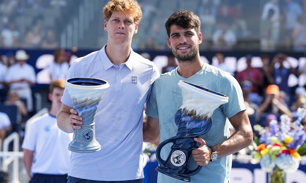 Jannik Sinner e Carlos Alcaraz