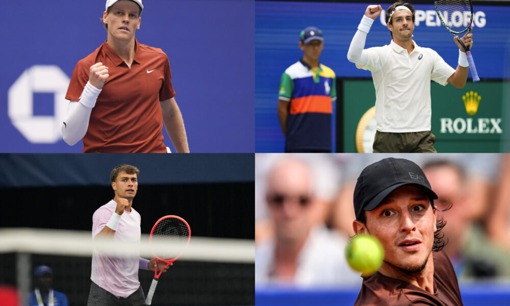 Sinner Musetti Cobolli Darderi