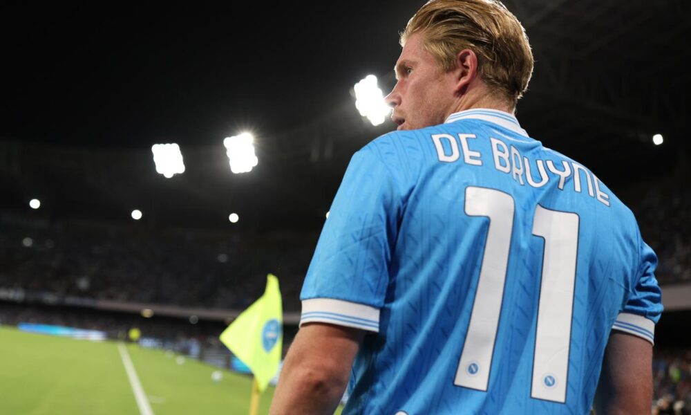 De Bruyne con la maglia del Napoli