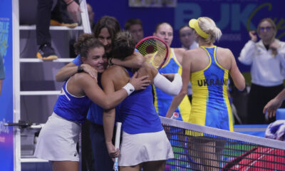 Jasmine Paolini, Sara Errani, Tathiana Garbin, Marta Kostyuk, Lyudmyla Kichenok