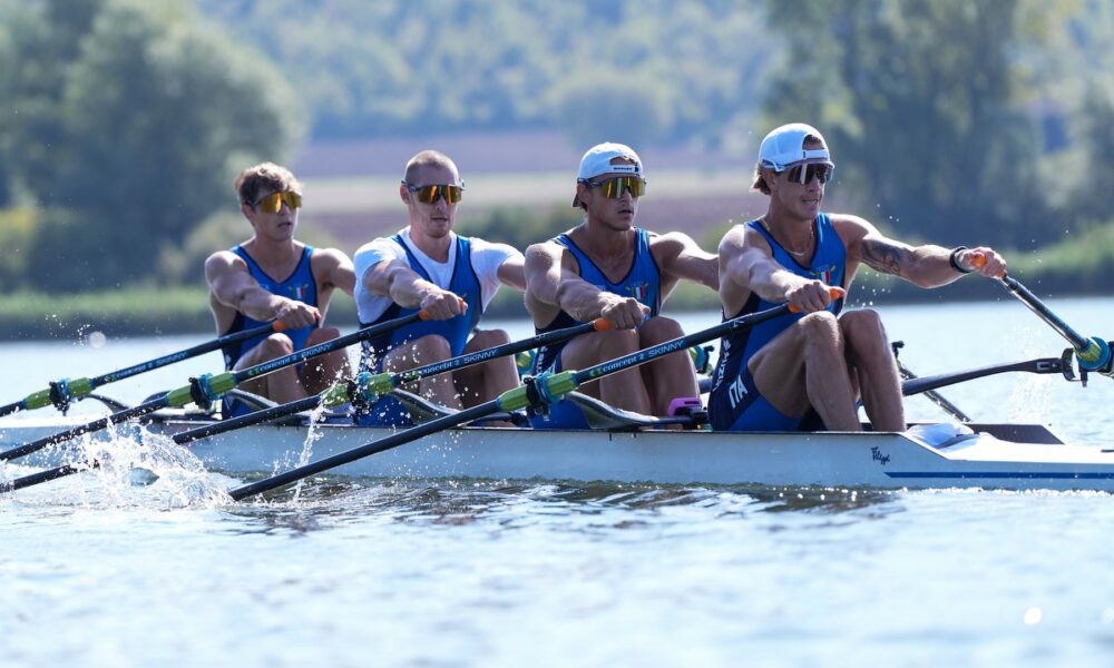 Quattro di coppia maschile (Luca Chiumento, Luca Rambaldi, Andrea Panizza, Giacomo Gentili)