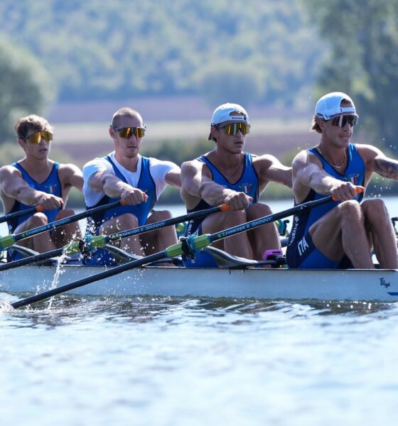 Quattro di coppia maschile (Luca Chiumento, Luca Rambaldi, Andrea Panizza, Giacomo Gentili)