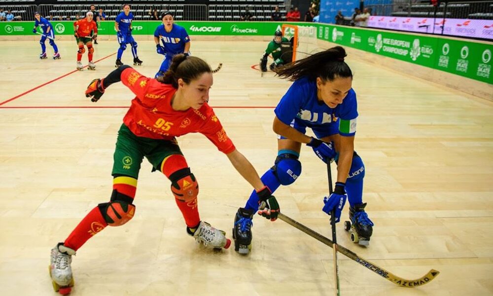Italia Portogallo Hockey pista Femminile_WSE Rink Hockey