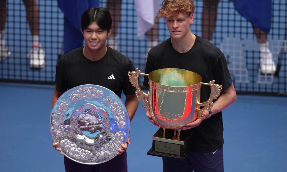 Jannik Sinner e Learner Tien