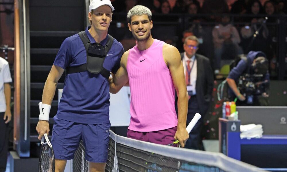 Jannik Sinner e Carlos Alcaraz
