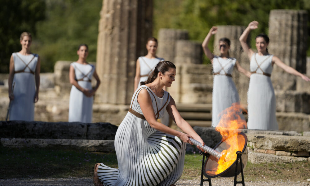 Accensione fiamma olimpica