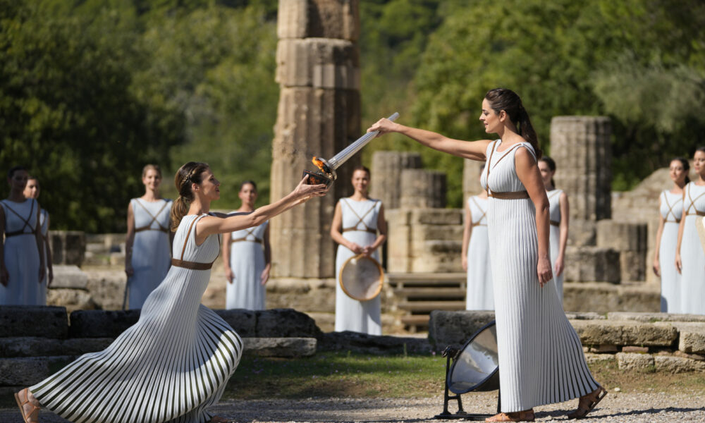 accensione fiamma olimpica