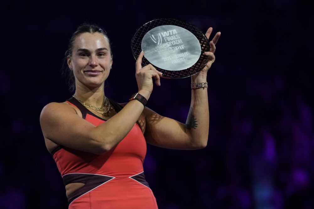 ranking wta 10 novembre 2025 sabalenka chiude l8217anno da leader paolini 2176 anno da top 10