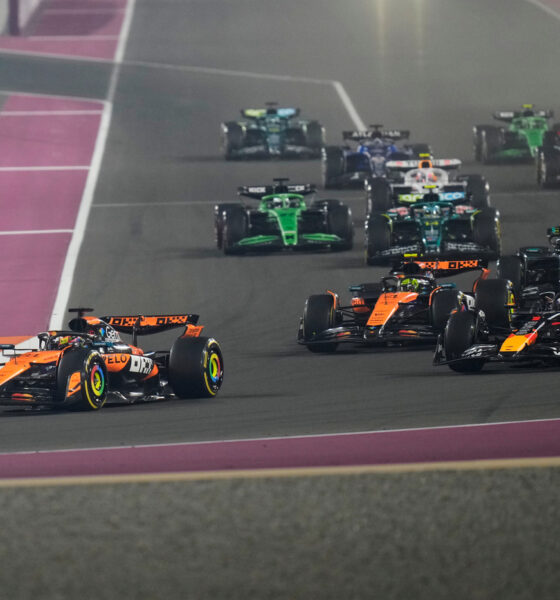 Piastri, Verstappen e Norris