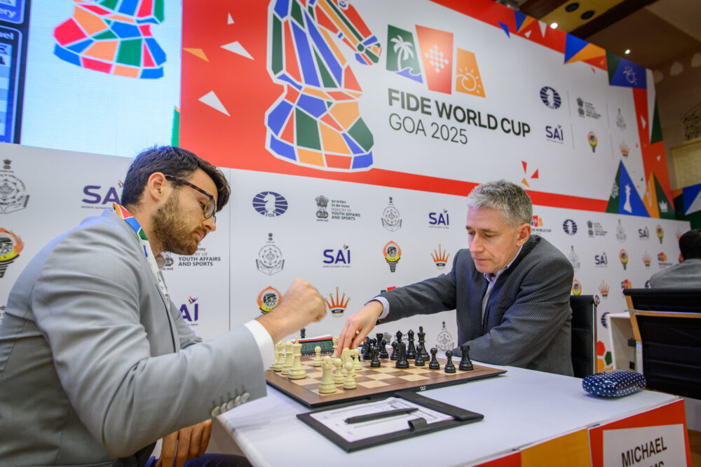 scacchi world cup 2025 lorenzo lodici salva la patta contro adams nella prima del 3176 turno abdusattorov rischia da Oasport.it scacchi world cup 2025 lorenzo lodici salva la patta contro adams nella prima del 3176 turno abdusattorov rischia