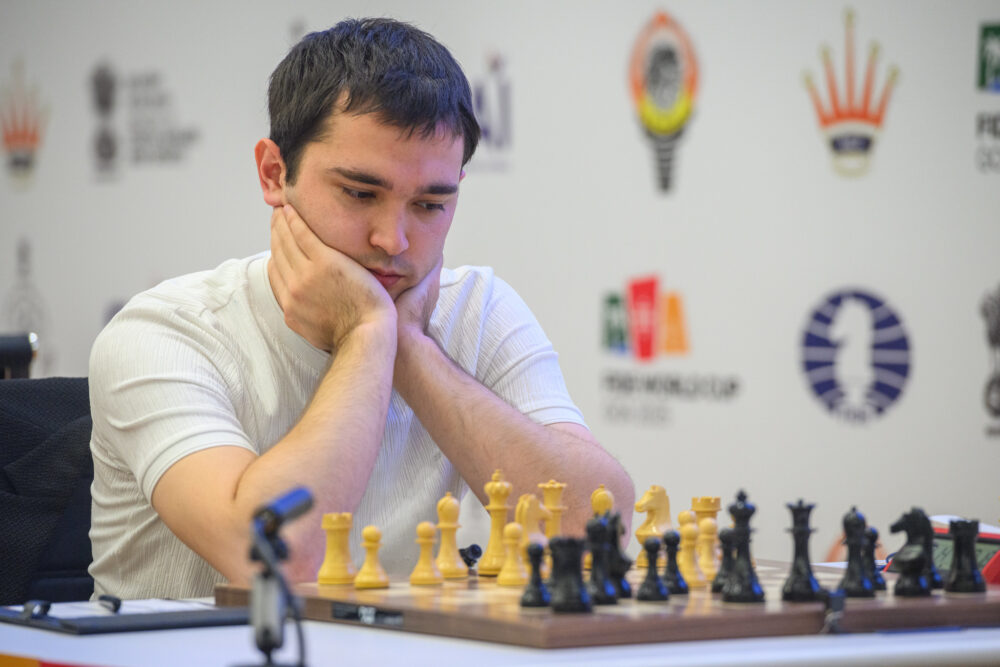 Scacchi, World Cup 2025: Yakubboev unico in vantaggio dopo la prima dei quarti di finale Scacchi, World Cup 2025: Yakubboev unico in vantaggio dopo la prima dei quarti di finale