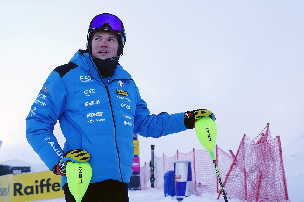 Alex Vinatzer ammette: “Nella prima manche ero un po’ addormentato, ho fatto una bella analisi”