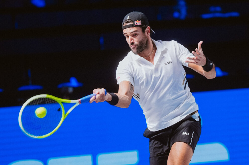 Matteo Berrettini brilla a Metz, Vukic battuto e quarti agguantati Matteo Berrettini brilla a Metz, Vukic battuto e quarti agguantati