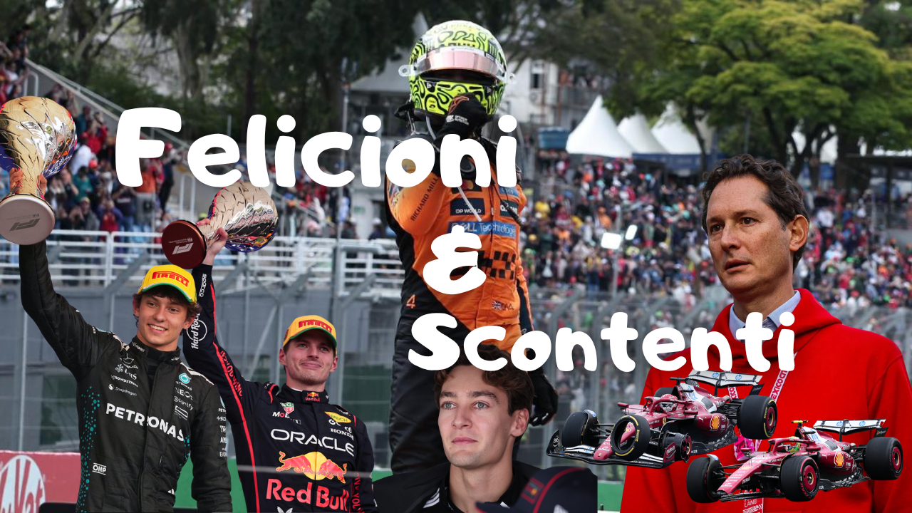 Felicioni e Scontenti GP Brasile 2025: polemiche, sorprese e delusi dopo il weekend Ferrari