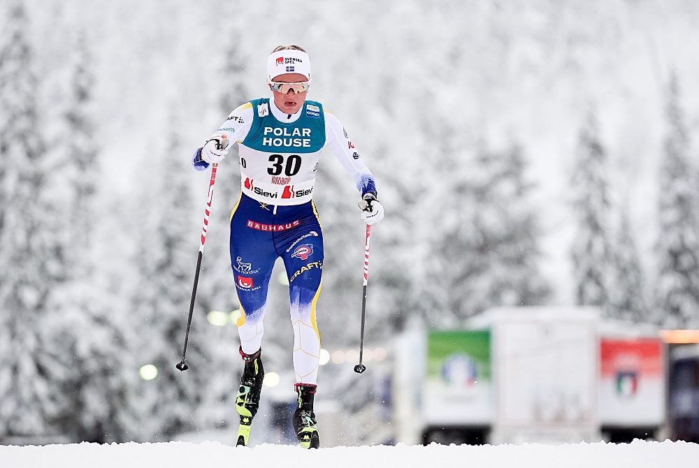 Sci di fondo: prima gioia stagionale per Frida Karlsson a Ruka nella 10 km, Ganz miglior italiana