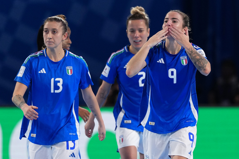 Calcio a 5 femminile, l’Italia apre il Mondiale con una goleada su Panama