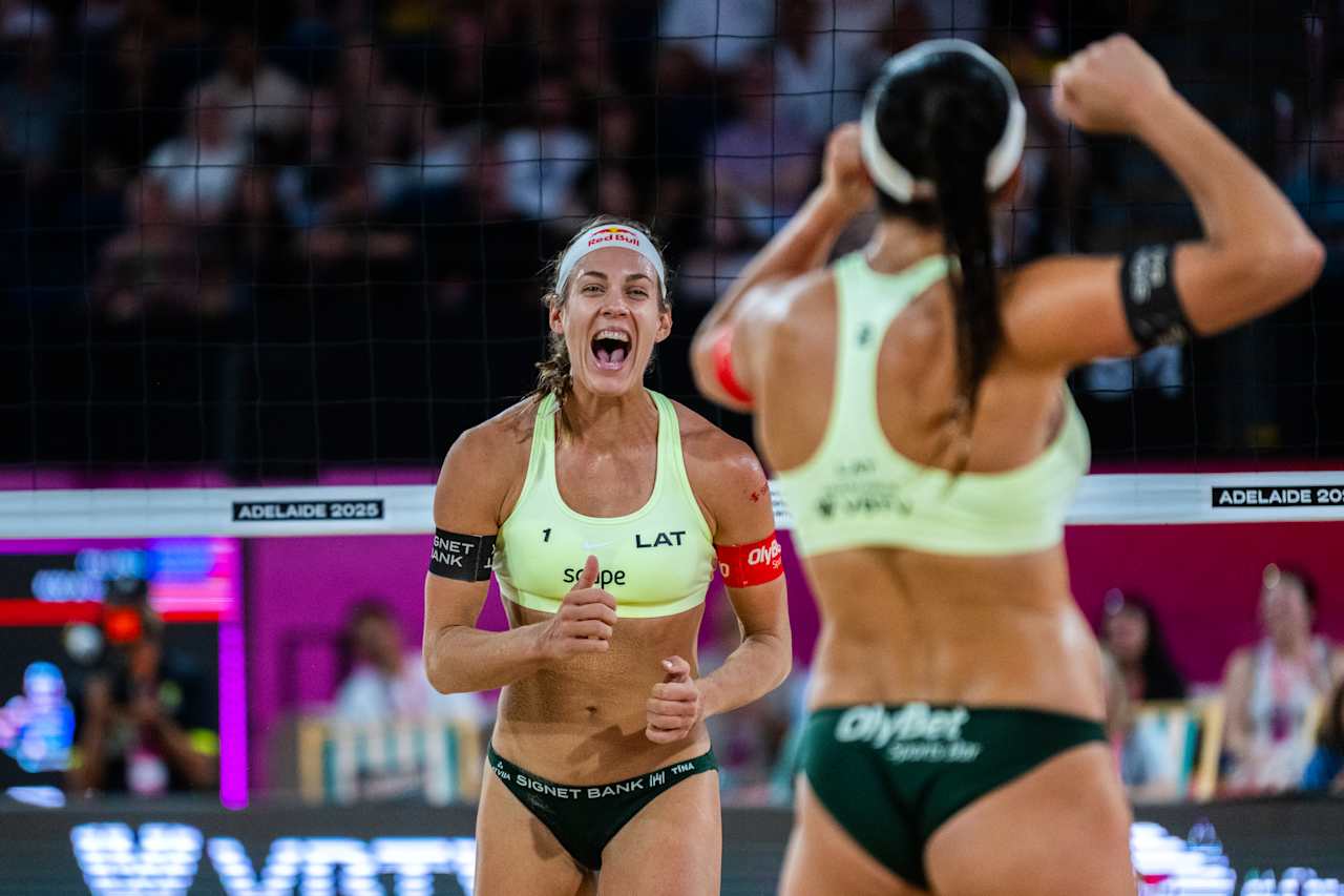 spira il vento del nord sul beach volley oro a svezia e lettonia ad adelaide
