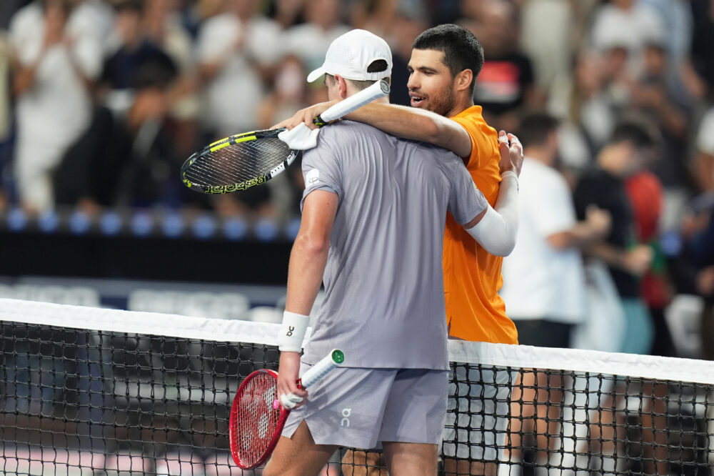 Carlos Alcaraz loda Joao Fonseca: “Ha un grande tennis, è arrivato nel circuito ATP con forza” Carlos Alcaraz loda Joao Fonseca: “Ha un grande tennis, è arrivato nel circuito ATP con forza”