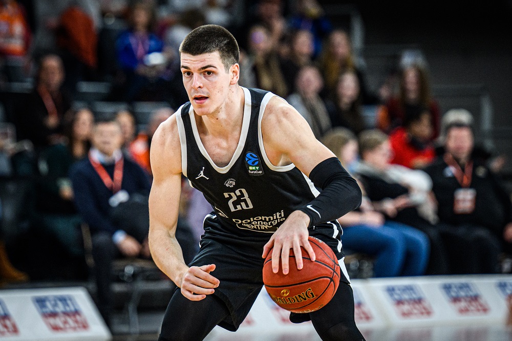 Basket: Jakimovski da urlo, Trento sbanca Bourg en Bresse e firma il grande colpo in EuroCup