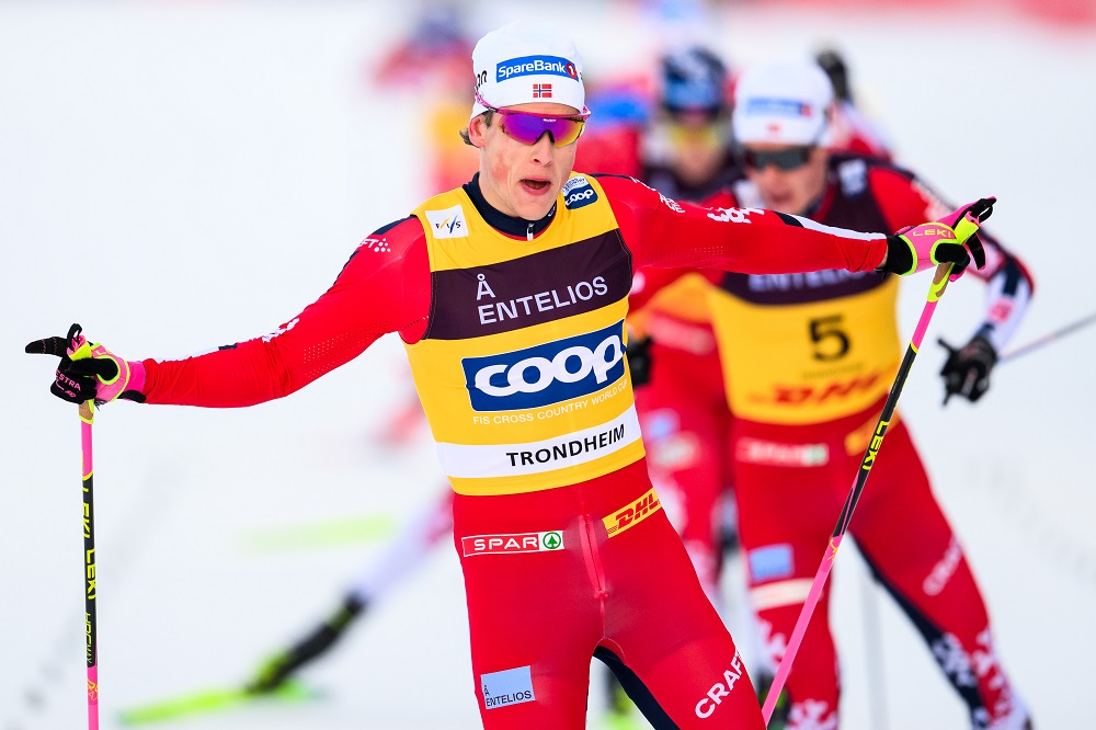 Coppa del Mondo o Campionato norvegese? 8 nei primi 8 a Trondheim, vince il solito Klaebo