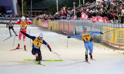 Lucas Chanavat e Federico Pellegrino