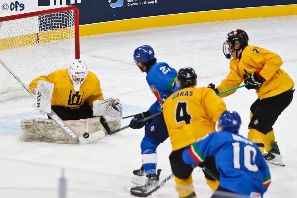 Hockey ghiaccio: l’Italia sbatte sulla Lituania ai Mondiali U20 di Milano