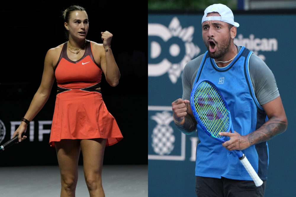 Aryna Sabalenka, Nick Kyrgios