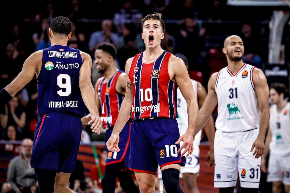 Basket, l’Olimpia Milano cade con il Baskonia sotto i colpi di Spagnolo e dell’ex Luwawu Cabarrot