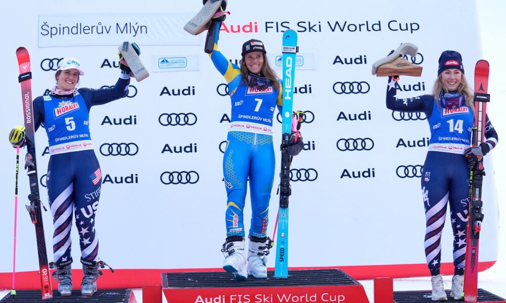 Podio gigante femminile Spindleruv Mlyn