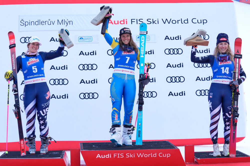 Podio gigante femminile Spindleruv Mlyn