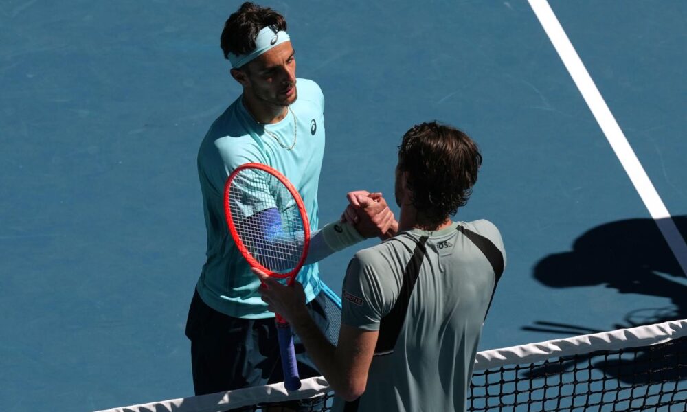 Lorenzo Musetti e Taylor Fritz
