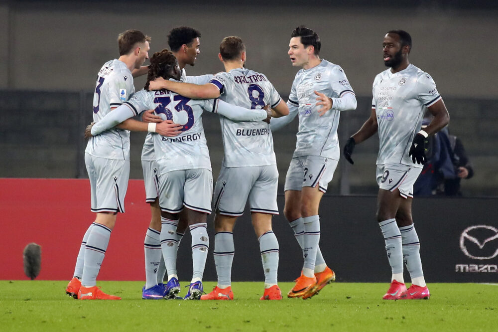 Calcio, Hellas Verona sconfitto in casa dall’Udinese nel posticipo del 22° turno di Serie A