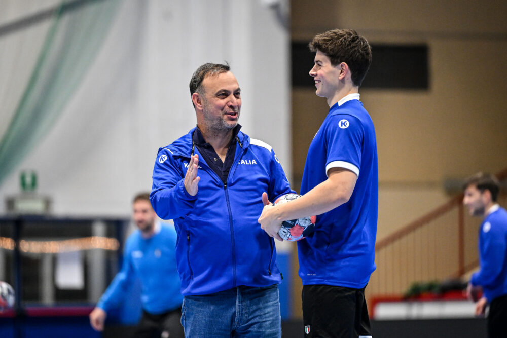 Nazionale Italiana Pallamano (Bob Hanning e Leo Prantner)