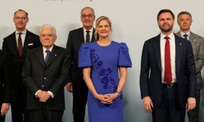 Sergio Mattarella, Kirsty Coventry, JD Vance